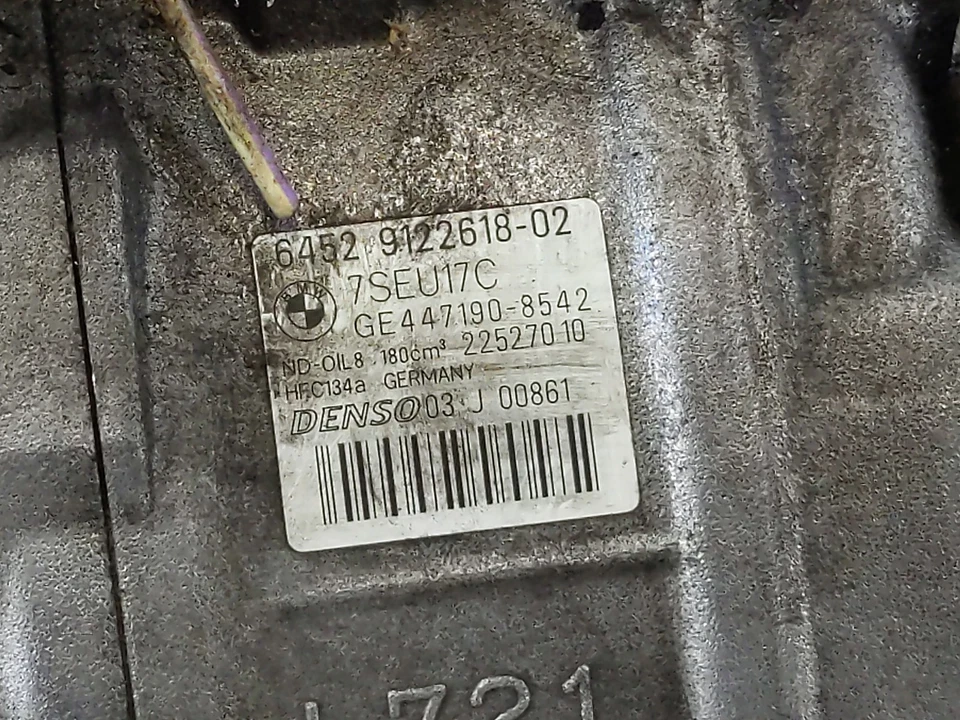 BMW 328i 2007-2013 aire acondicionado aire acondicionado compresor de aire acondicionado OEM C77M5 Foto 2 de 4