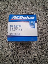 ACDelco PF63 Oil Filter (12735811) — Genuine GM Filter - NEW, In Box