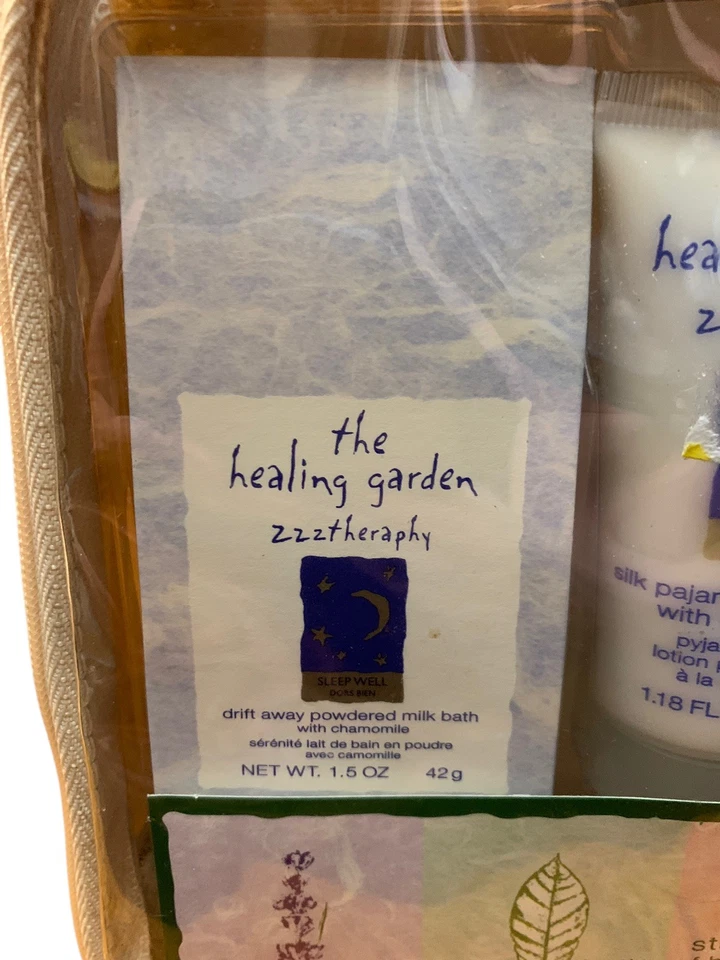 The Healing Garden ZZZ Therapy SLEEP WELL STARTER KIT Nuevo Baño de Leche Loción Bruma Foto 2 de 4