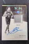 2018-19 Panini Noir Jalen Brunson Rookie Patch Auto Black White RC /99 #332