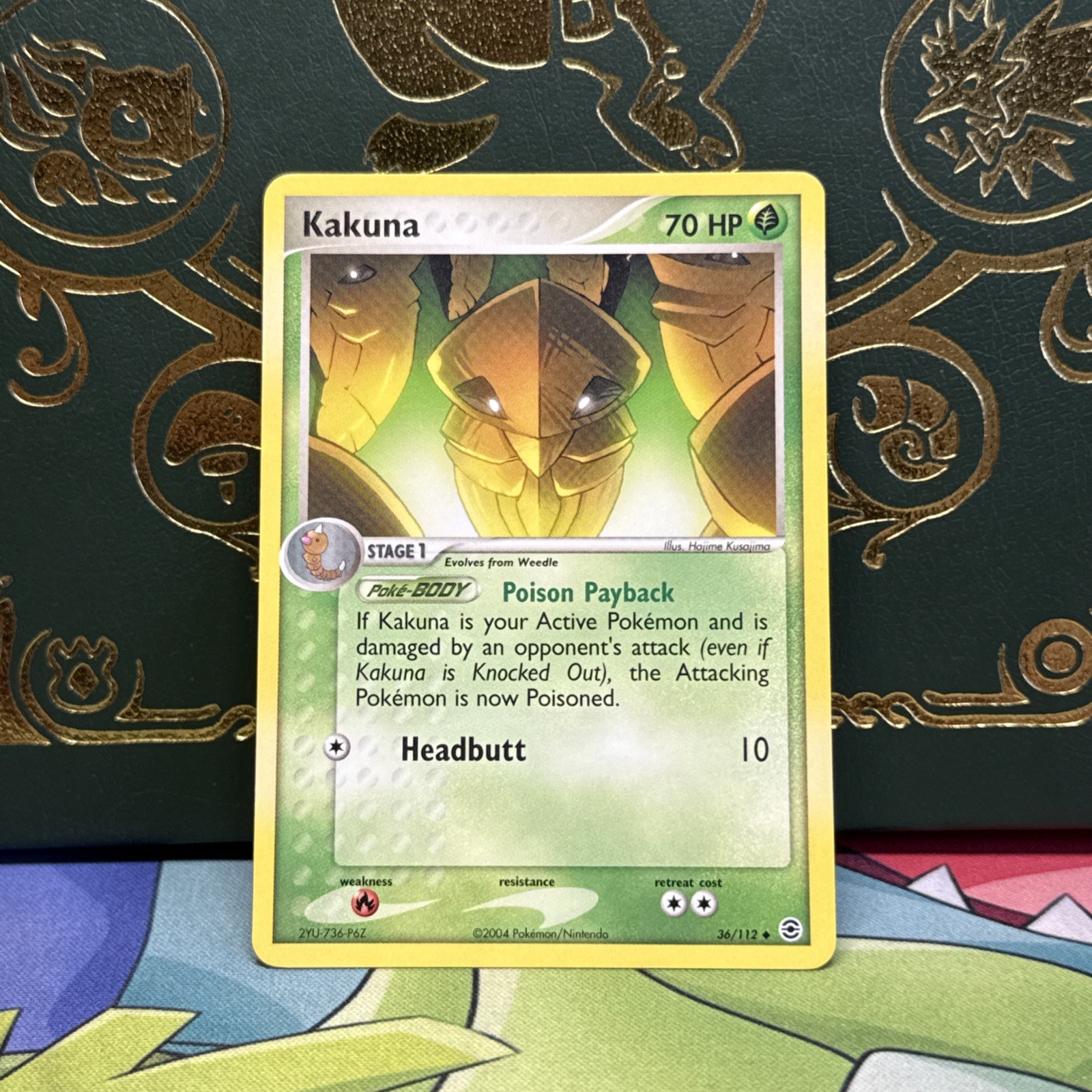 Kakuna 36/112 FireRed & LeafGreen Regular Pokemon TCG NM