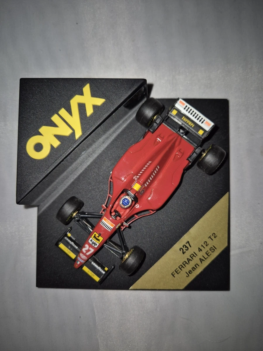 Miniature Onyx 1/43 – Ferrari 412 T2 De Gerhard Berger, Pneus Pluie – Heritage F1 – NEUF