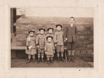 Thurn und Taxis Prinz Erbprinz Fürst Kinder Familienfoto Foto 1910 RAR