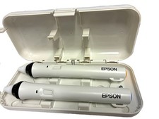 Epson ELPPN04 Easy Interactive Pen Set w/ Storage Case, Blue/Orange/White