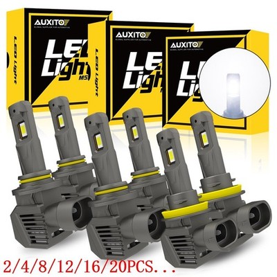 AUXITO 9005 H11 LED Headlight Low Beam Bulb Canbus Super Bright 6500K White 2/4X