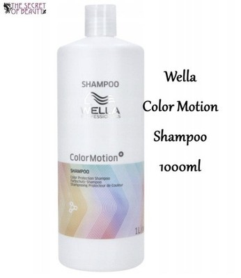 Wella Color Motion Shampoo 1000 ml für geschädigtes farbbehandeltes Haar / Salongröße