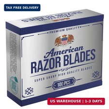American Razor Blades by The Shave Factory - Super Sharp Double Edge Razor Blade