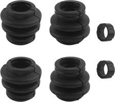 4PCS Brake Caliper Pins Bushing Kit Rubber,Dust Resistant Brake Caliper Rebuild