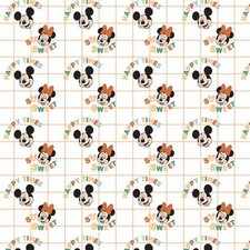 Disney Fabric Mickey and Minnie Mouse Happy Times So Sweet From Camelot
