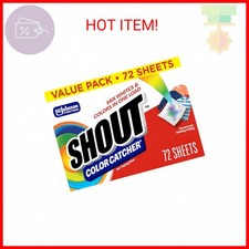 Shout Color Catchers for Laundry, Allow Mixed Washes, Prevents Color Runs and Ma