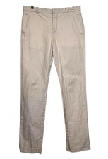 Sandro Women's Size 40 Beige 100 Cotton Chino Straight Leg Casual Office Wear