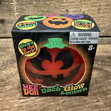 Schylling NeeDoh Jack-Glow Lantern Glow in the Dark Squish Toy Age 3 2024