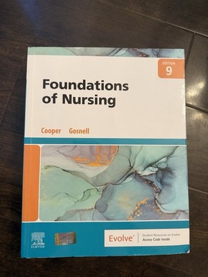 Foundations of Nursing 9th Edition Cooper Gosnell Elsevier ISBN 9780323812030