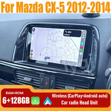 10"Wireless Carplay Android Auto Car Radio Upgraded Kit For Mazda CX-5 2012-2014