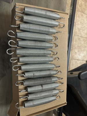 #ad Lot of 30 Trampoline Springs 7 Inch Hook to Hook Metal Tension Springs $19.99