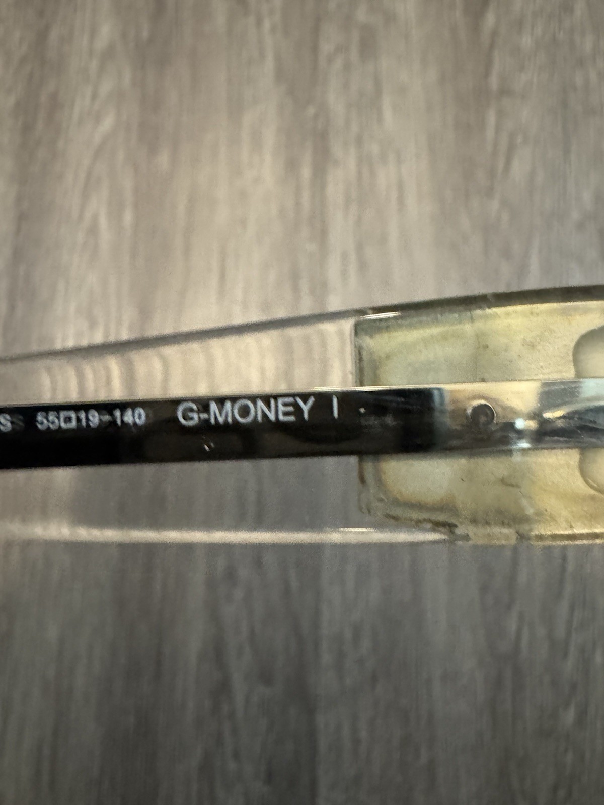 FRAMES ONLY - Authentic Chrome Hearts G-MONEY I CRYS 55mm Crystal Silver Japan thumbnail 15