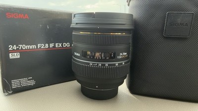 Nikon Sigma 24-70mm f2.8 DG HSM EX Autofocus Zoom Lens Standard F Mount