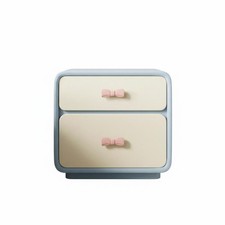 Bow Pulls Cabinet Rounded Corners Safe Edges for Childrens Bedroom