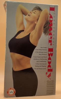Jane Fonda's Lower Body Solution VHS 1991 Fitness **Buy 2 Get 1 Free**