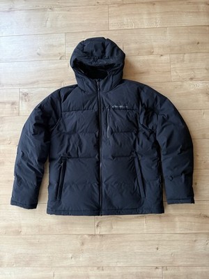 Eddie Bauer Glacier Peak Down Parka Black Hooded Jacket Men s L