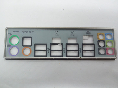 BLENDE FÜR GIGABYTE GA-P55A-UD3  BACKPLATE #BL762