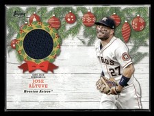 2022 Topps Holiday - Mega Box Relics Jose Altuve #WRC-JA Blue Metallic (MEM)