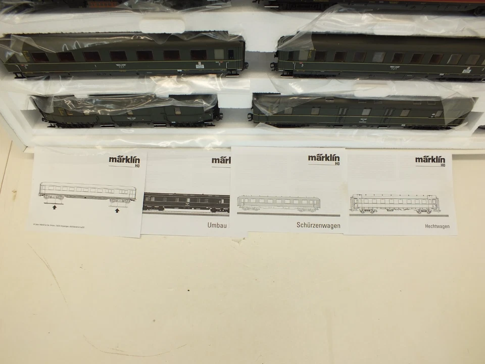 MARKLIN 43256 INSIDER CLUB 3-RAIL X6 COACH PACK COMPLETE IMMACULATE BOXED(C1419) - Image 4 of 4