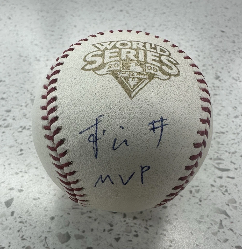 Hideki Matsui KANJI Autograph Signed 2009 WS Logo Baseball W/MVP - JSA - Image 2 of 3