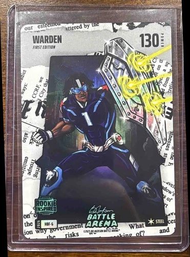 2026 Bo Jackson Battle Arena The Griffey Set Warden #HBF-6 Headlines Battlefoil