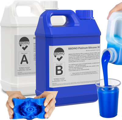 Silicone Mold Making Kit 30A, Mold-Making Silicon Rubber 1 Gallon/10 Lbs/160 Oz