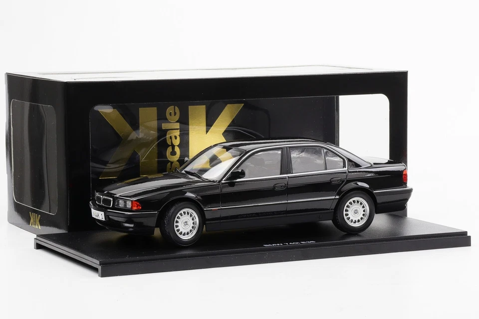 1:18 KK Scale BMW 740I E38 Serie 1 1994 Nero Metallizzato Diecast KKDC180366 - Immagine 4 di 4