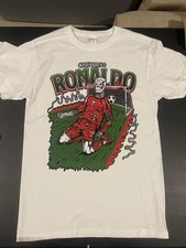 Cristiano Ronaldo Graphic Tee Shirt Size Small T-Shirt Retro Vintage Gift Soccer