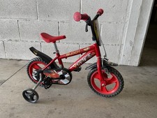 Bici 12 Buddy Cars junior rossa scudo rotelle per bambino Dino Bike