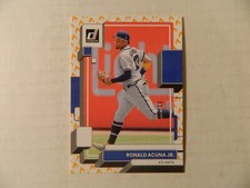 2022 Donruss On Fire Emoji Short Print Card of Ronald Acuna Jr.- Braves HOT HOT 