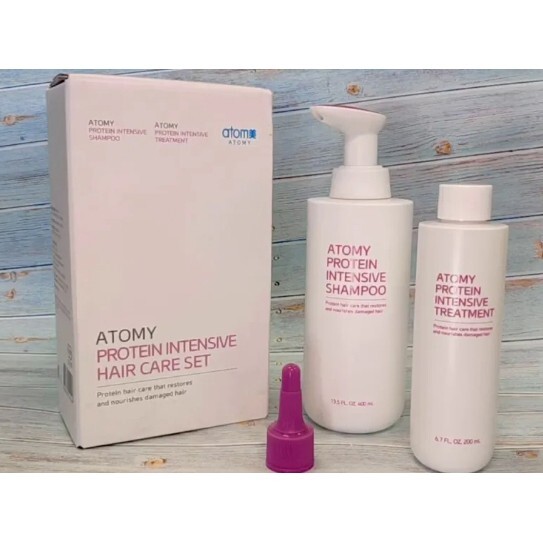 ATOMY Protein Intensive Shampoo 400ml + Treatment 200ml Set