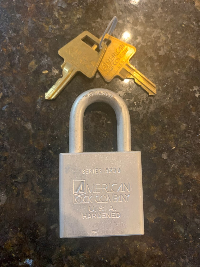 5 NEW IN BOX American Lock Company 5200 Series Locks Military Vintage