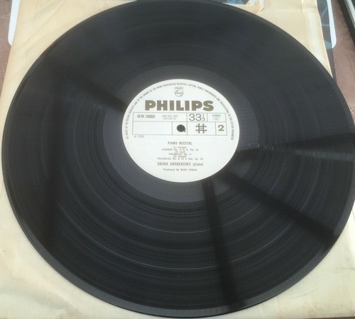 Shura Cherkassky "Piano Recital" 1968 Philips Stereo Vinyl LP 4FM10005 EX/EX - Picture 7 of 8