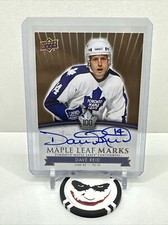 2017-18 UD TML Centennial Dave Reid Maple Leaf Marks 🔥 Autograph 🔥 # MLM-DR
