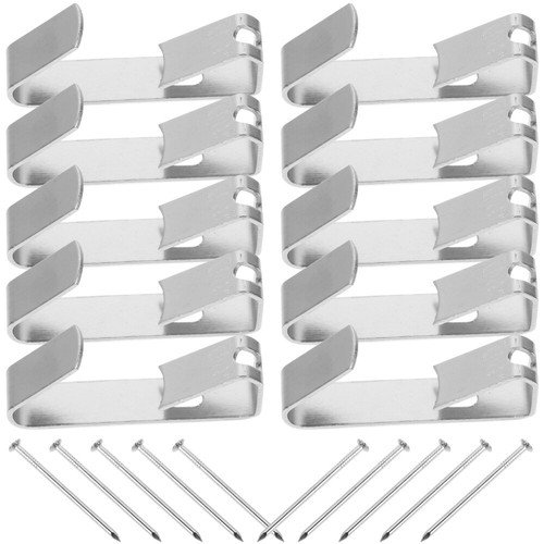 5 Pieces Heavy Duty Picture Hooks Office Hanging Brackets Hardware - 第 7/12 張圖片