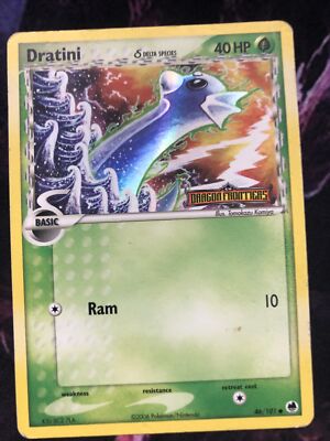 Pokemon Karte Dratini EX Delta Species Reverse Holo Top Zustand