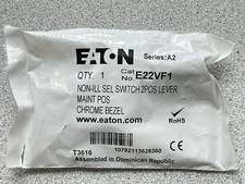 NEW Eaton E22VF1 2 Position Maintained Extended Handle Selector Switch Operator