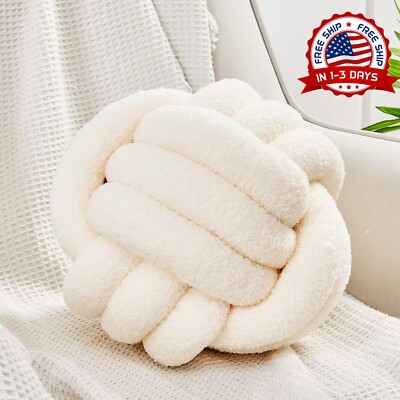 Bola De Almohada Con Nudo, De Algodón Cojines Decorativos Para El Hogar NUEVO US