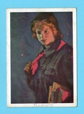 RUSSIA POSTCARD STATIONERY 5 Kop. 1930s PIONEER USED MOSCOW TO SARATOV UK 5496