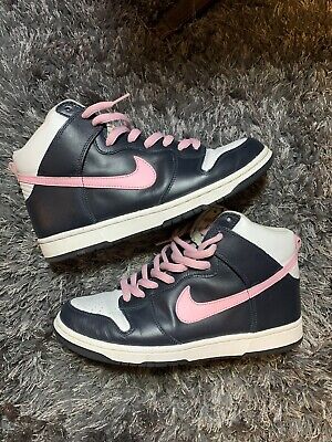 Size 10 Nike SB Dunk High Pro Shy Pink Mens Preowned Used Size 10 Nike SB Dunk High Pro Shy Pink Mens Preowned Used