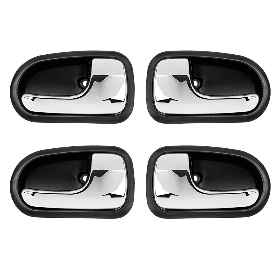 Set 4 Pcs FRONT + REAR Inner Door Handle Left Right For Ford Laser KN KQ 99~02 - image 3 of 4