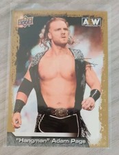 2022 Upper Deck AEW Gold #58 Hangman Adam Page Wrestling Card