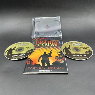 Jagged Alliance Deadly Games (PC Game, 1996) 2 Discs w/Manual/EUC/Free  