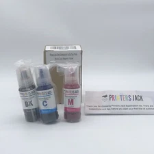 3PK Printers Jack Sublimation Ink Refill for Epson EcoTank Supertank Printers