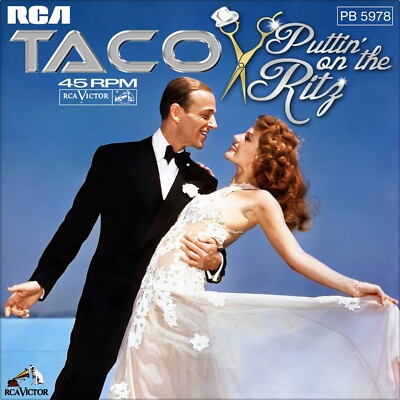7'' TACO Puttin' On The Ritz CV FRED ASTAIRE 1930 IRVING BERLIN RCA 1982 like NEW