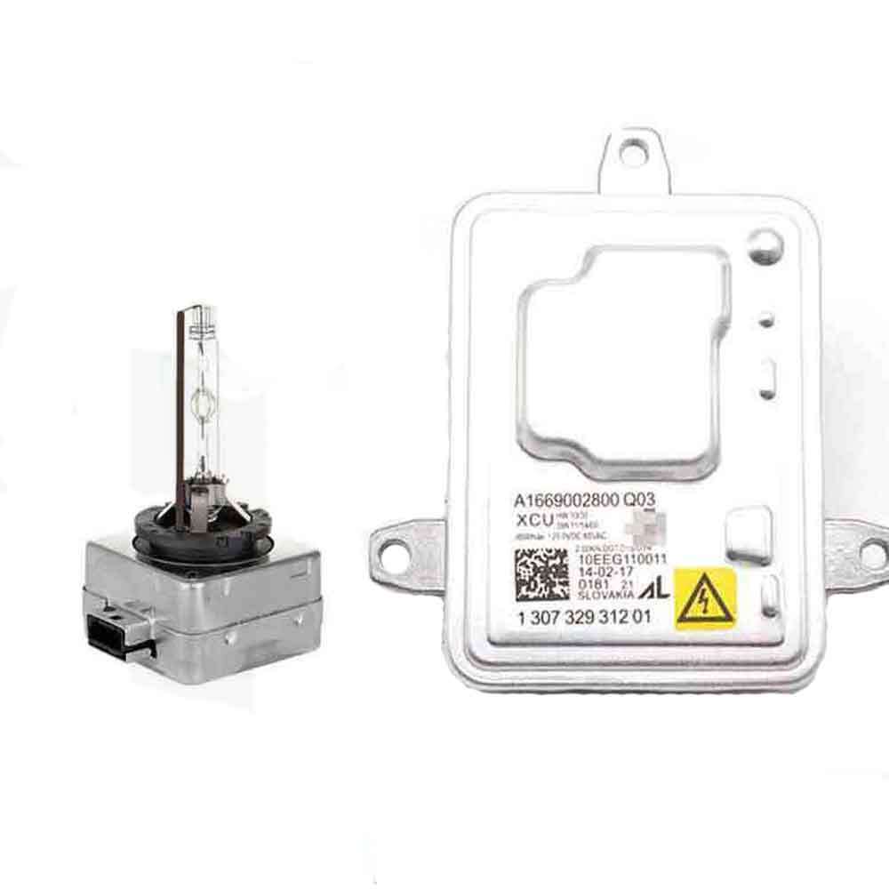 For Mercedes C GL ML SL SLK Xenon Ballast Control Unit Module + HID D1S Bulb Kit